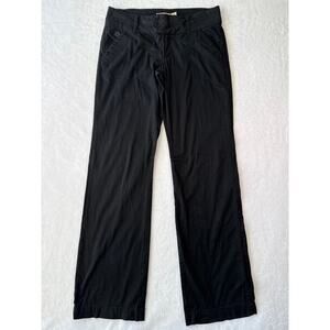 BKE Denim Billie Trouser Women Size 30 Black Double Waistband Work Pant 90 Style
